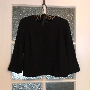 Laundry black swing jacket size 2